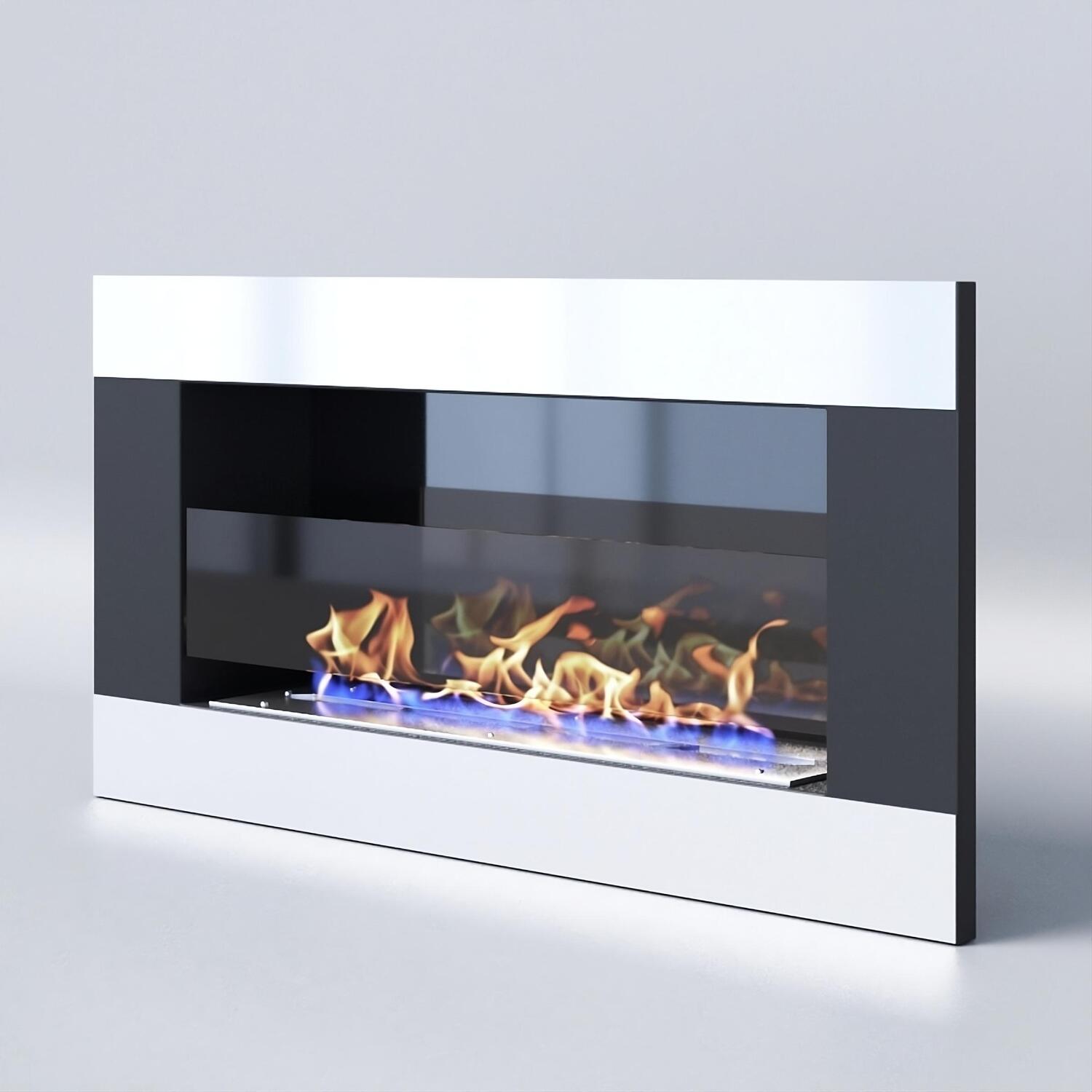 Биокамин "Русский огонь" Модерн 800V встраиваемый с защитным и декоративным стеклом по цене 36 050 руб.