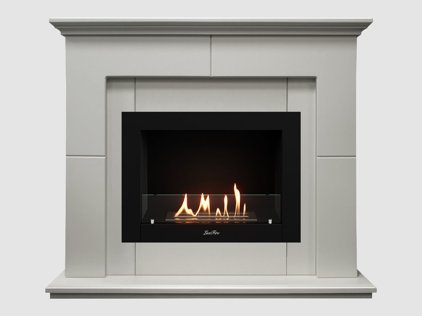 Каминный портал МДФ "Пьер 1300" с биокамином Lux Fire "Фаер Бокс 2-33" (белый) Каминный портал МДФ "Пьер 1300" с биокамином Lux Fire "Фаер Бокс 2-33" (белый) по цене 79 900 руб.