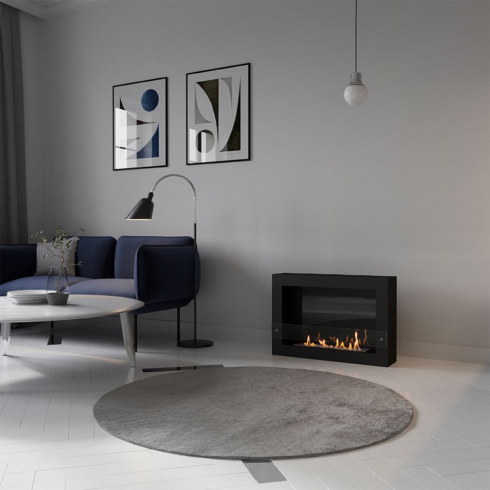 Биокамин SteelHeat WALL ONE 800 черный, стемалит Биокамин SteelHeat WALL ONE 800 черный, стемалит по цене 29 505 руб.