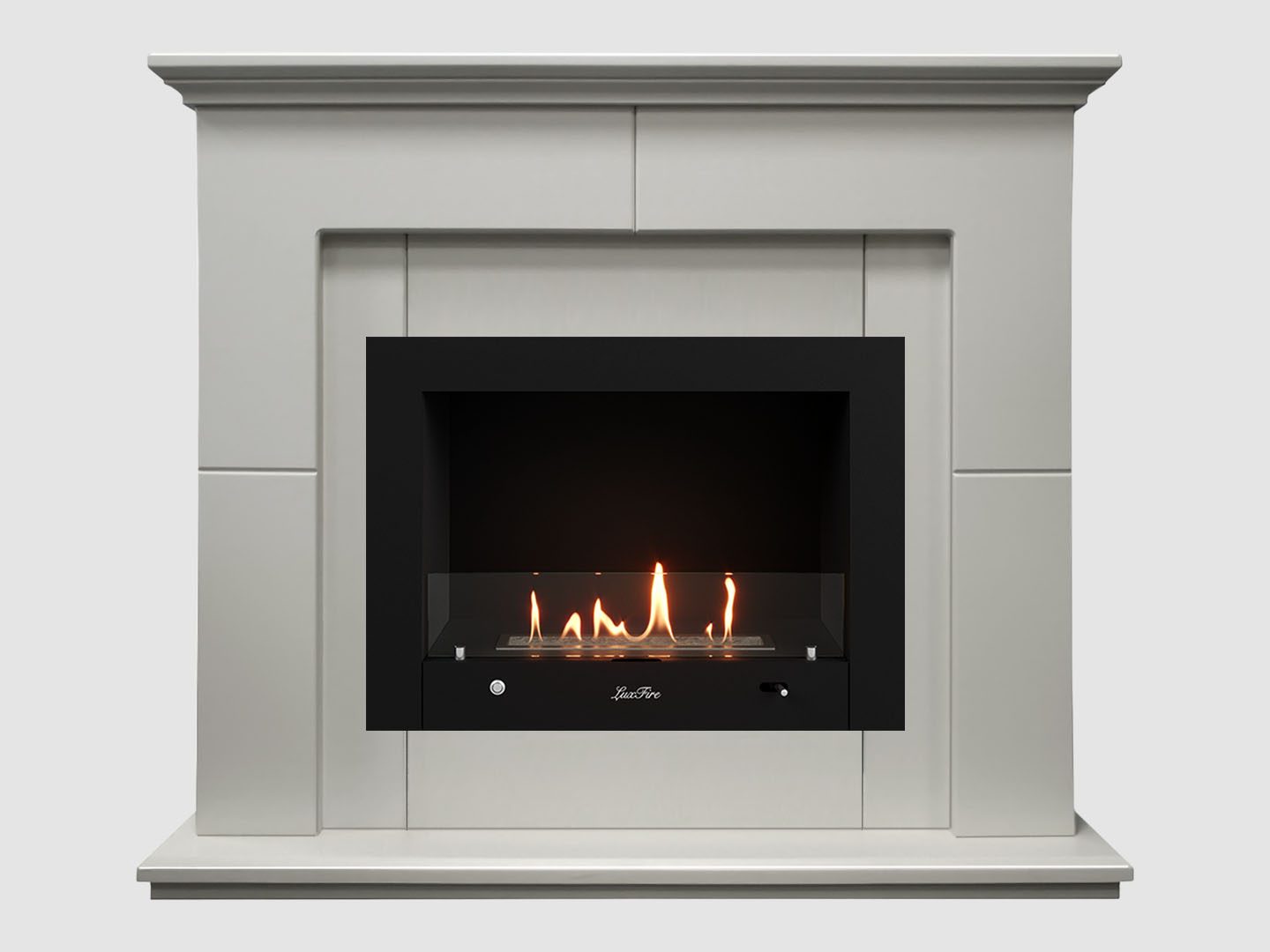 Каминный портал МДФ "Пьер 1200" с биокамином Lux Fire "Фаер Бокс 4-30" (белый) Каминный портал МДФ "Пьер 1200" с биокамином Lux Fire "Фаер Бокс 4-30" (белый) по цене 119 100 руб.
