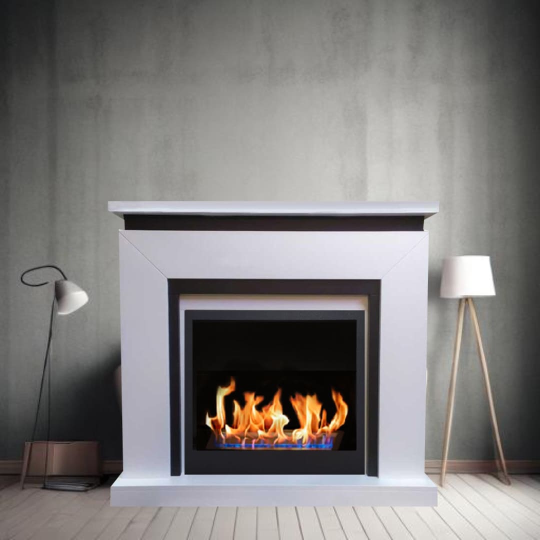 Биокамин в портале "Русский огонь" Афрам с декоративным стеклом (стемалитом) по цене 79 200 руб.