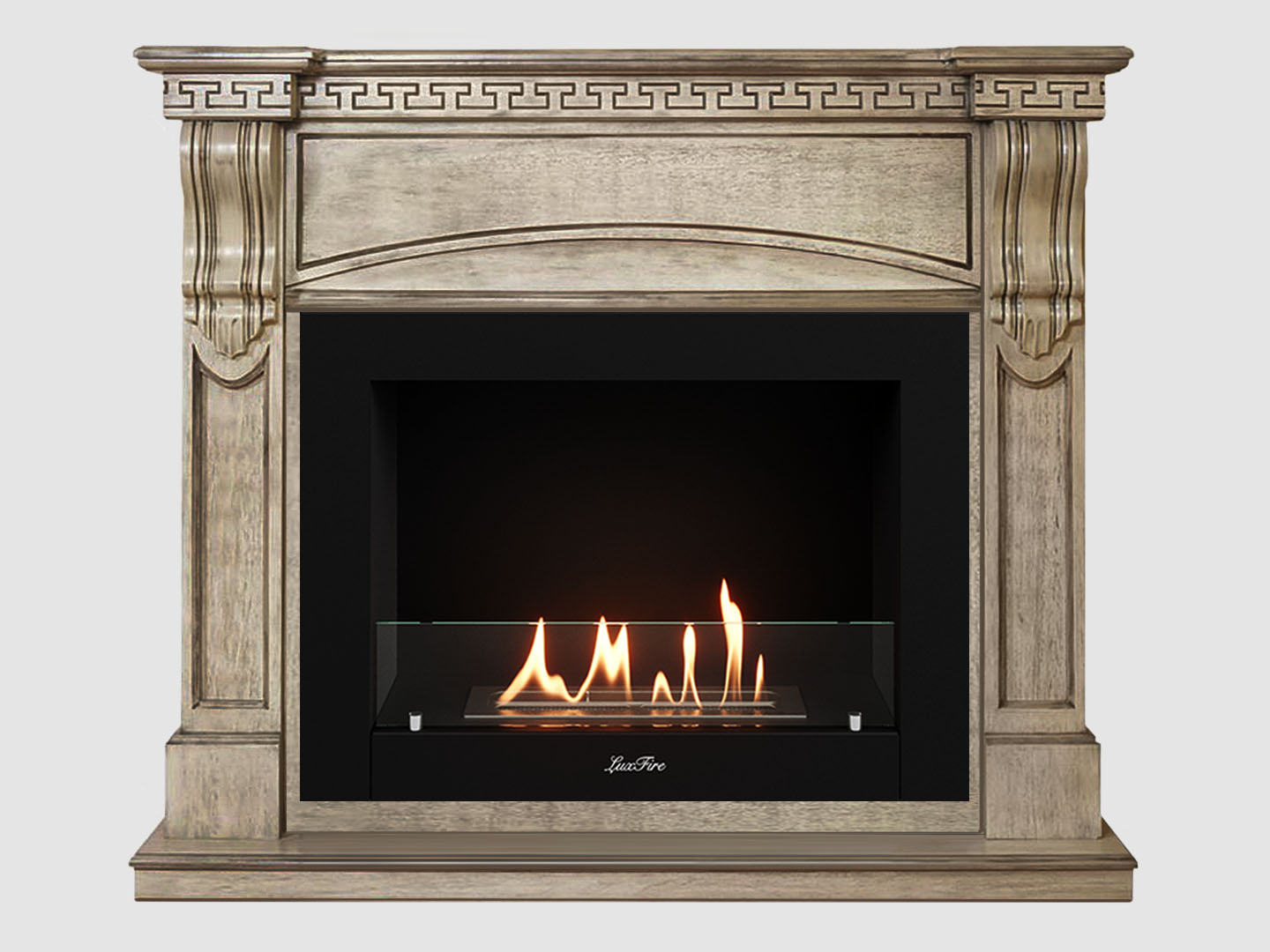 Каминный портал МДФ "Мюнхен 1250" с биокамином Lux Fire "Фаер Бокс 2 - 33" (бежевый) Каминный портал МДФ "Мюнхен 1250" с биокамином Lux Fire "Фаер Бокс 2 - 33" (бежевый) по цене 88 100 руб.