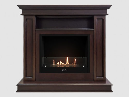 Каминный портал МДФ "Раймонд 1250" с биокамином Lux Fire "Фаер Бокс 1 - 33" (темный орех) Каминный портал МДФ "Раймонд 1250" с биокамином Lux Fire "Фаер Бокс 1 - 33" (темный орех)