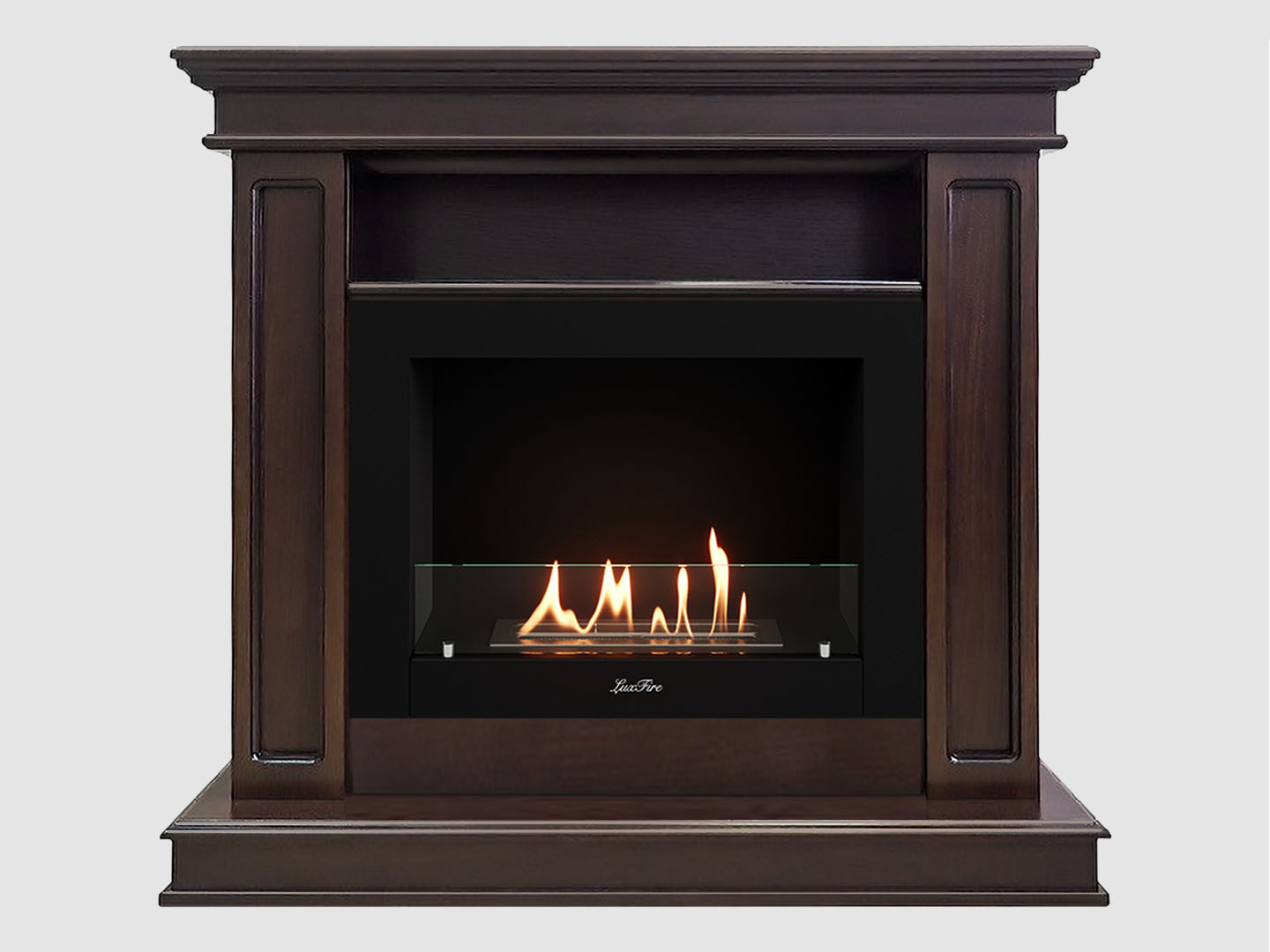 Каминный портал МДФ "Раймонд 1250" с биокамином Lux Fire "Фаер Бокс 2 - 33" (темный орех) Каминный портал МДФ "Раймонд 1250" с биокамином Lux Fire "Фаер Бокс 2 - 33" (темный орех) по цене 83 900 руб.