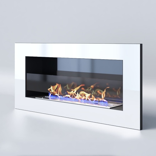 Биокамин "Русский огонь" Хай-тек 900V встраиваемый с декоративным стеклом (стемалитом)