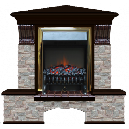 Бостон К Грот цветной угловой (венге)+Fobos Brass