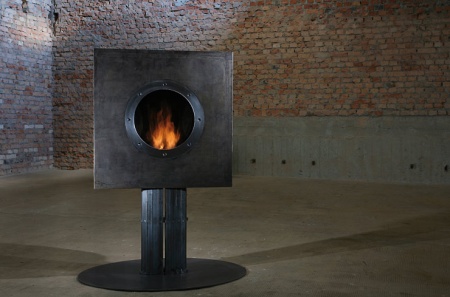 Биокамин RuFire SteamPunk floor cube по цене 142 000 руб.