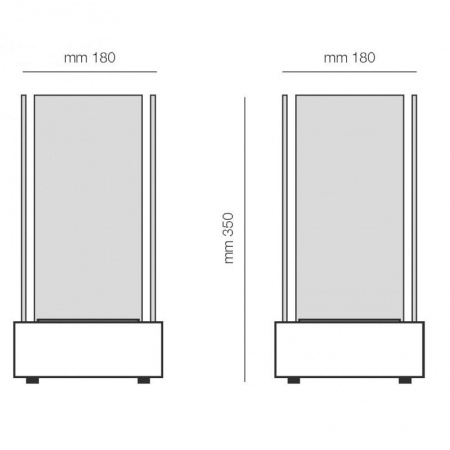 Биокамин TecnoAirSystem Aosta Silver по цене 11 550 руб.