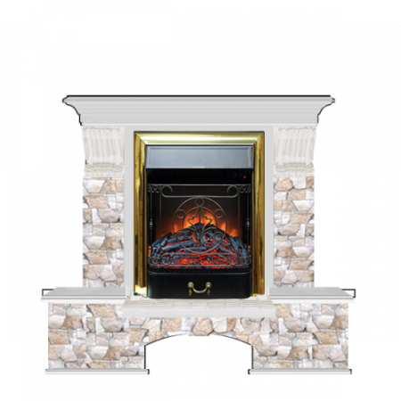 Бостон К Арбат (беленый дуб)+Majestic Brass