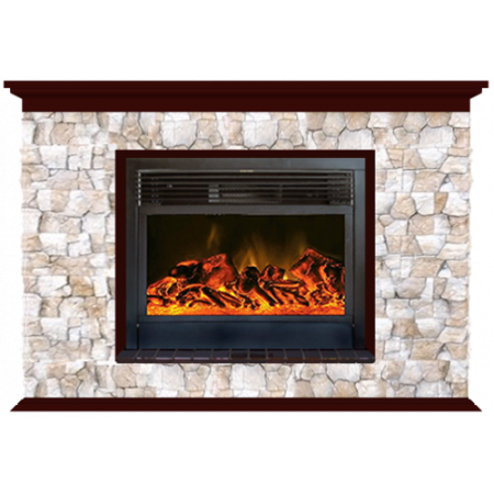 Пафос Арбат 28 (красное дерево)+Newflame Пафос Арбат 28 (красное дерево)+Newflame