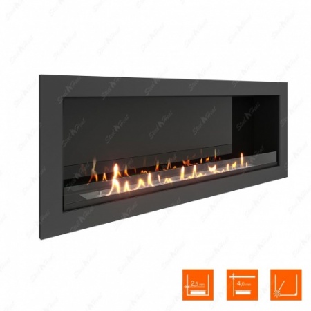 Биокамин SteelHeat ONE 1400 стекло + стемалит Биокамин SteelHeat ONE 1400 стекло + стемалит по цене 66 200 руб.